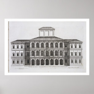 Palazzo Barberini on the Quirinale, finished 1630, Poster
