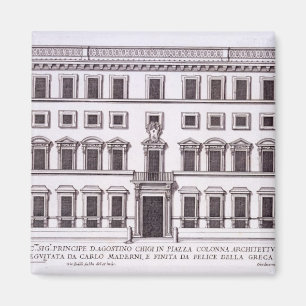 Palazzo Chigi, Piazza Colonna, Rome, from 'Palazzi Magnet