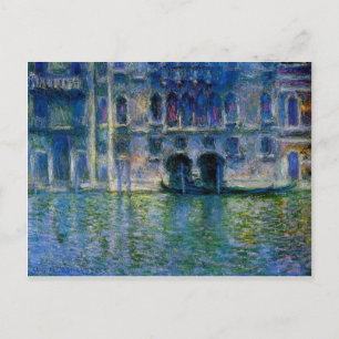 Palazzo da Mula at Venice by Claude Monet Postcard