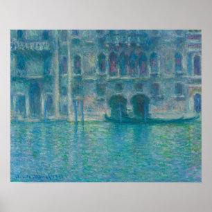 Palazzo da Mula, Venice (1908) by Claude Monet Poster