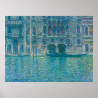 Palazzo da Mula, Venice (1908) by Claude Monet Poster