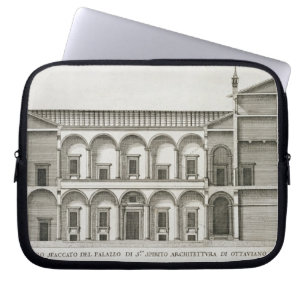 Palazzo di Santo Spirito, from 'Palazzi di Roma', Laptop Sleeve