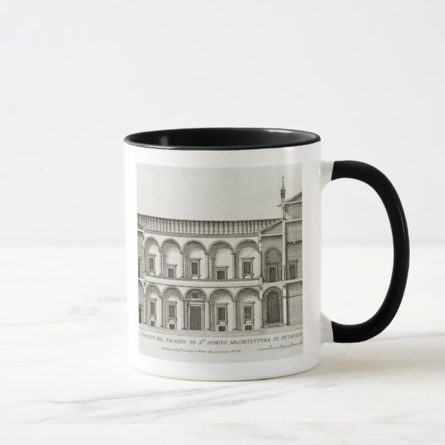 Palazzo di Santo Spirito, from 'Palazzi di Roma', Mug (Right)