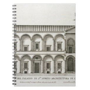 Palazzo di Santo Spirito, from 'Palazzi di Roma', Notebook