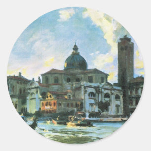 Palazzo Labia, Venice by John Singer Sargent Classic Round Sticker