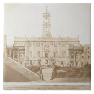 Palazzo Senatorio, The Capitol, Rome, from 'Fragme Tile