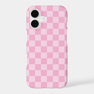 Pale and Light Pink Monotone Checkered
