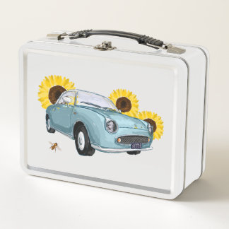Pale Aqua Figaro lunch box