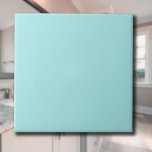 Pale Aqua Solid Colour | Classic | Elegant Tile<br><div class="desc">Pale Aqua Solid Colour | Classic | Elegant | Trendy | Stylish | Gift</div>