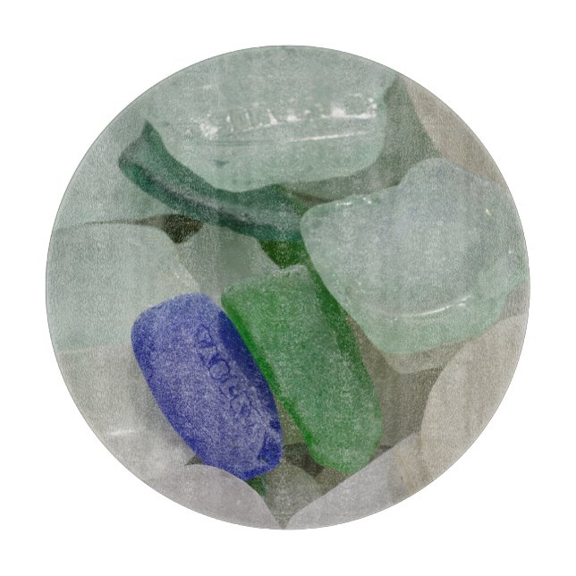 Pale Beach Glass Cutting Board (Front)
