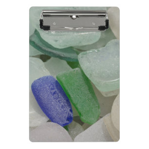 Pale Beach Glass Mini Clipboard