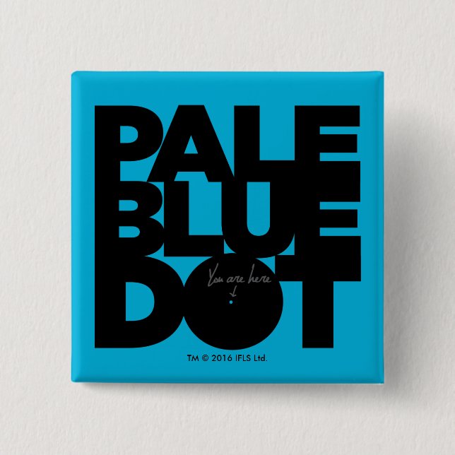 Pale Blue 15 Cm Square Badge (Front)