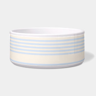 Pale blue and beige five stripes pattern