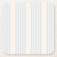 Pale blue and beige five stripes pattern