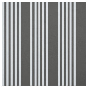 Pale blue and charcoal five stripes pattern fabric