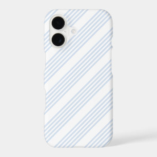 Pale blue and white five stripes pattern