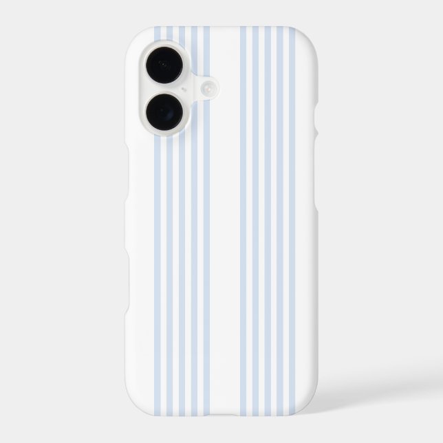 Pale blue and white five stripes pattern (Back)