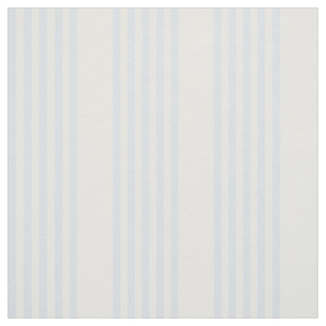 Pale blue and white five stripes pattern fabric (Swatch)