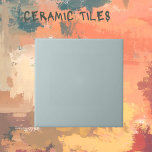 Pale Blue Ceramic Tile<br><div class="desc">Pale Blue ceramic tile.  Great for bathrooms,  kitchen backdrops,  for displays.</div>
