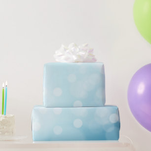 Pale Blue Christmas  Wrapping Paper