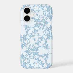 Pale Blue Damask