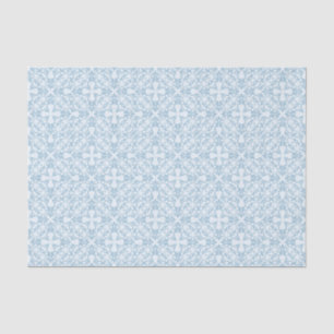 Pale Blue Damask Tissue Paper