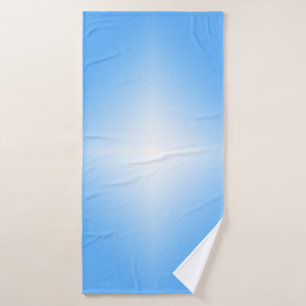 Pale Blue Diamond Shine Bath Towel