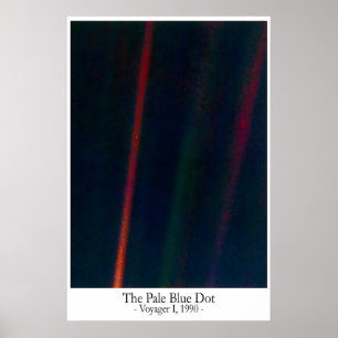 Pale Blue Dot Poster Voyager 1 Astronomy Print 10
