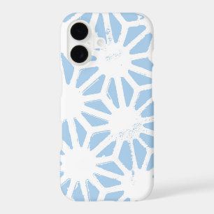 Pale blue geometric pattern
