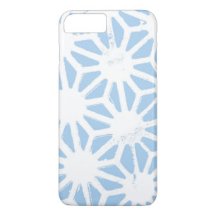 Pale blue geometric pattern iPhone 8 plus/7 plus case