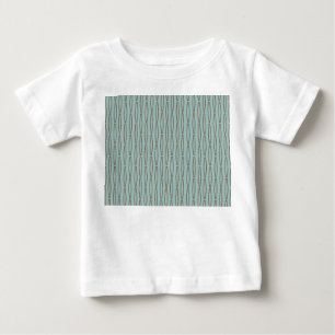 Pale Blue Geometric Repeat Baby T-Shirt