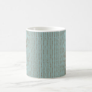 Pale Blue Geometric Repeat  Coffee Mug