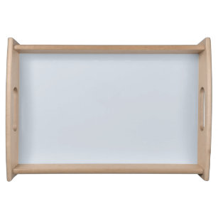 Pale Blue Grey Solid Colour Pairs Orchid Ash 4003- Serving Tray