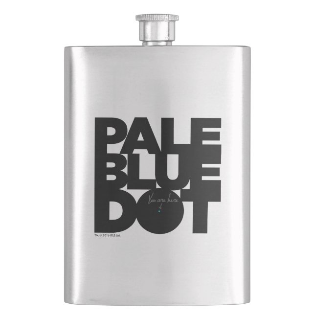 Pale Blue Hip Flask (Front)