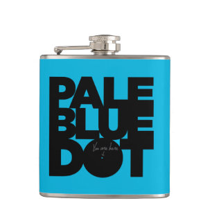 Pale Blue Hip Flask