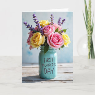 Pale Blue Pattern Card