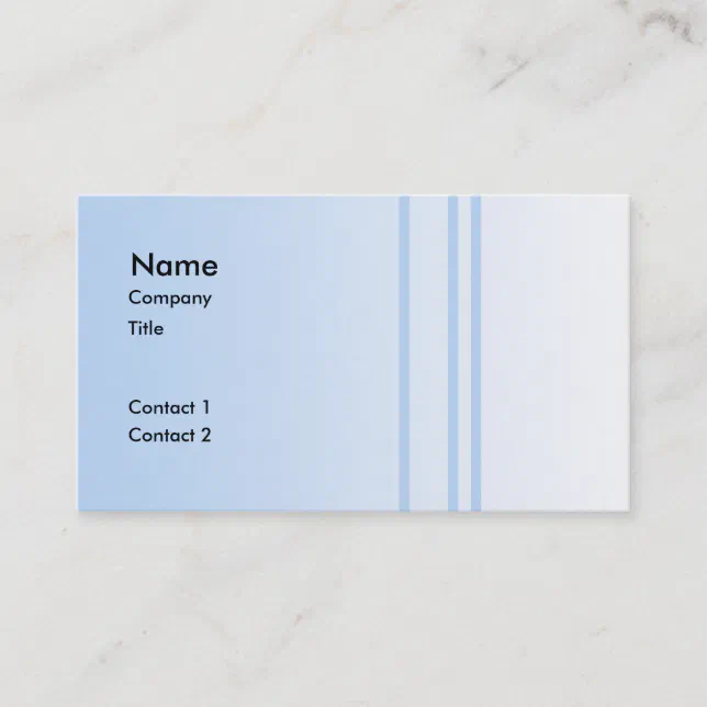 Pale Blue Simple Elegant Design. Business Card | Zazzle