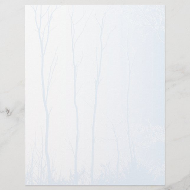 Pale Blue Tree Paper (Front)