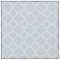 Pale Blue White Quatrefoil Pattern