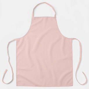 Pale Blush Pink Solid Colour Apron