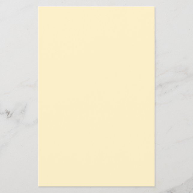 Pale Buttercup Yellow Solid Colour Flyer (Front)