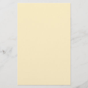 Pale Buttercup Yellow Solid Colour Stationery