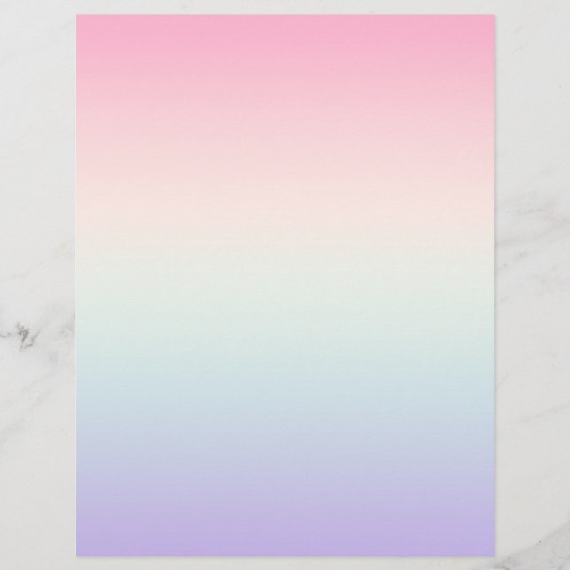 Pale colourful gradient background flyer (Front)