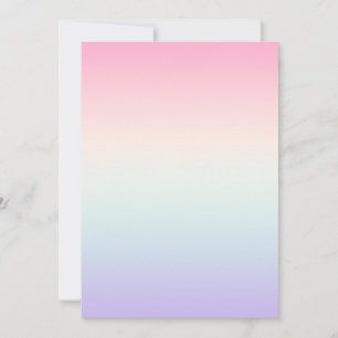 Pale colourful gradient background invitation