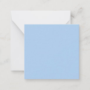 Pale Cornflower Blue Solid Colour Card