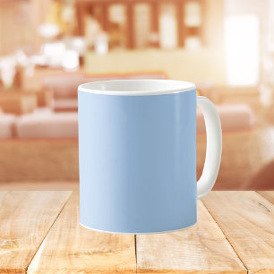 Pale Cornflower Blue Solid Colour Coffee Mug