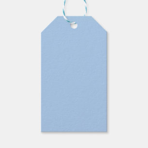 Pale Cornflower Blue Solid Colour Gift Tags