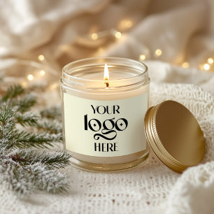 Pale Cream Beige Rectangular Sticker