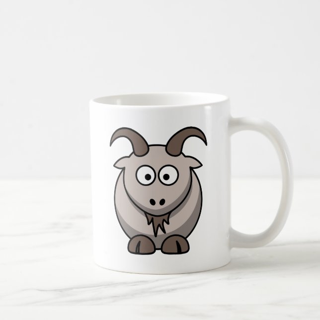 Pale goat coffee mug (Right)