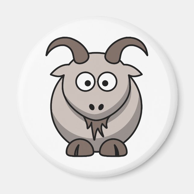 Pale goat magnet (Front)